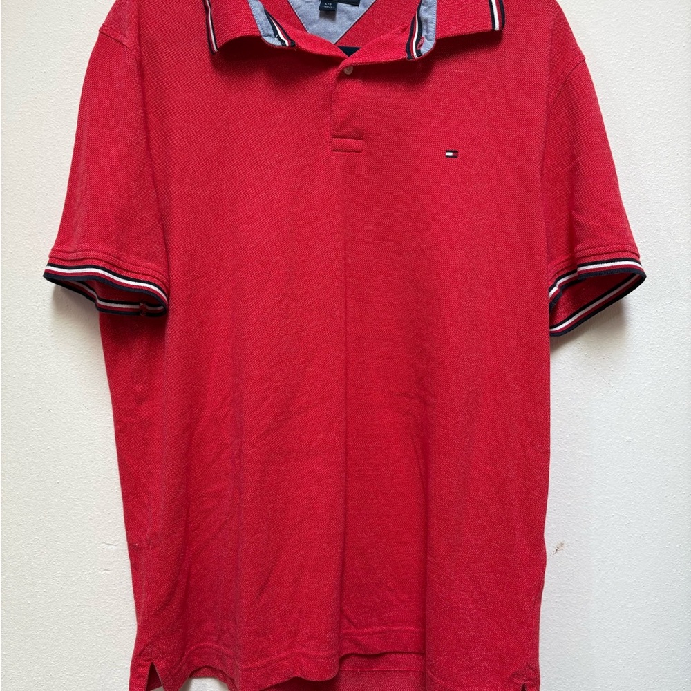 Tommy Hilfiger Classic Red Polo Shirt